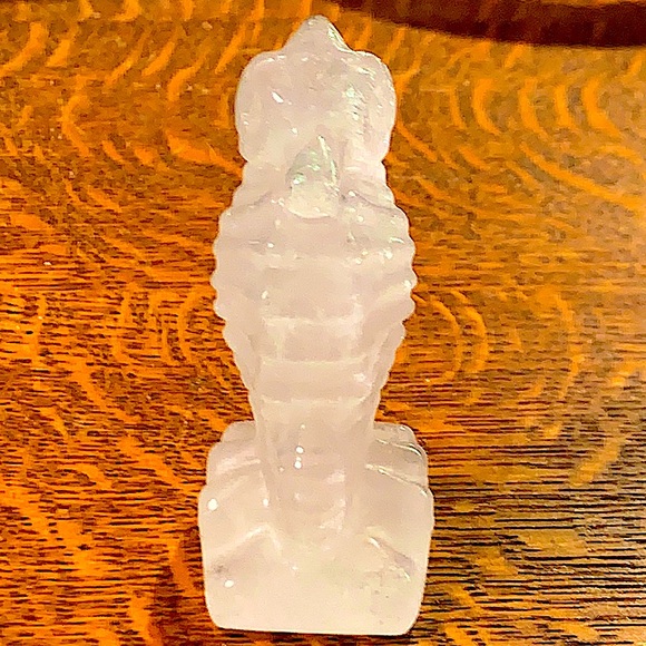 CLEAR QUARTZ SEA HORSE - Picture 3 of 7